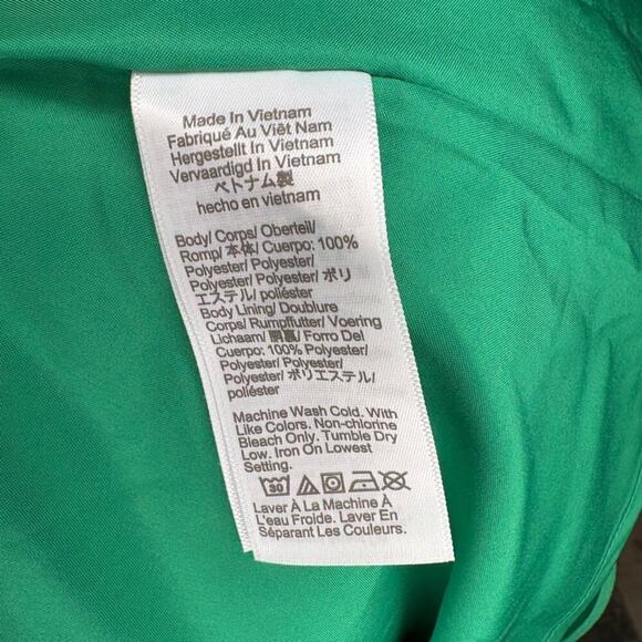 NWT J. Crew Kelly Green Scalloped Edge Cami Womens Sz 2 - Picture 4 of 4